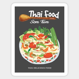 Som Tum Thai Delicious Food Sticker